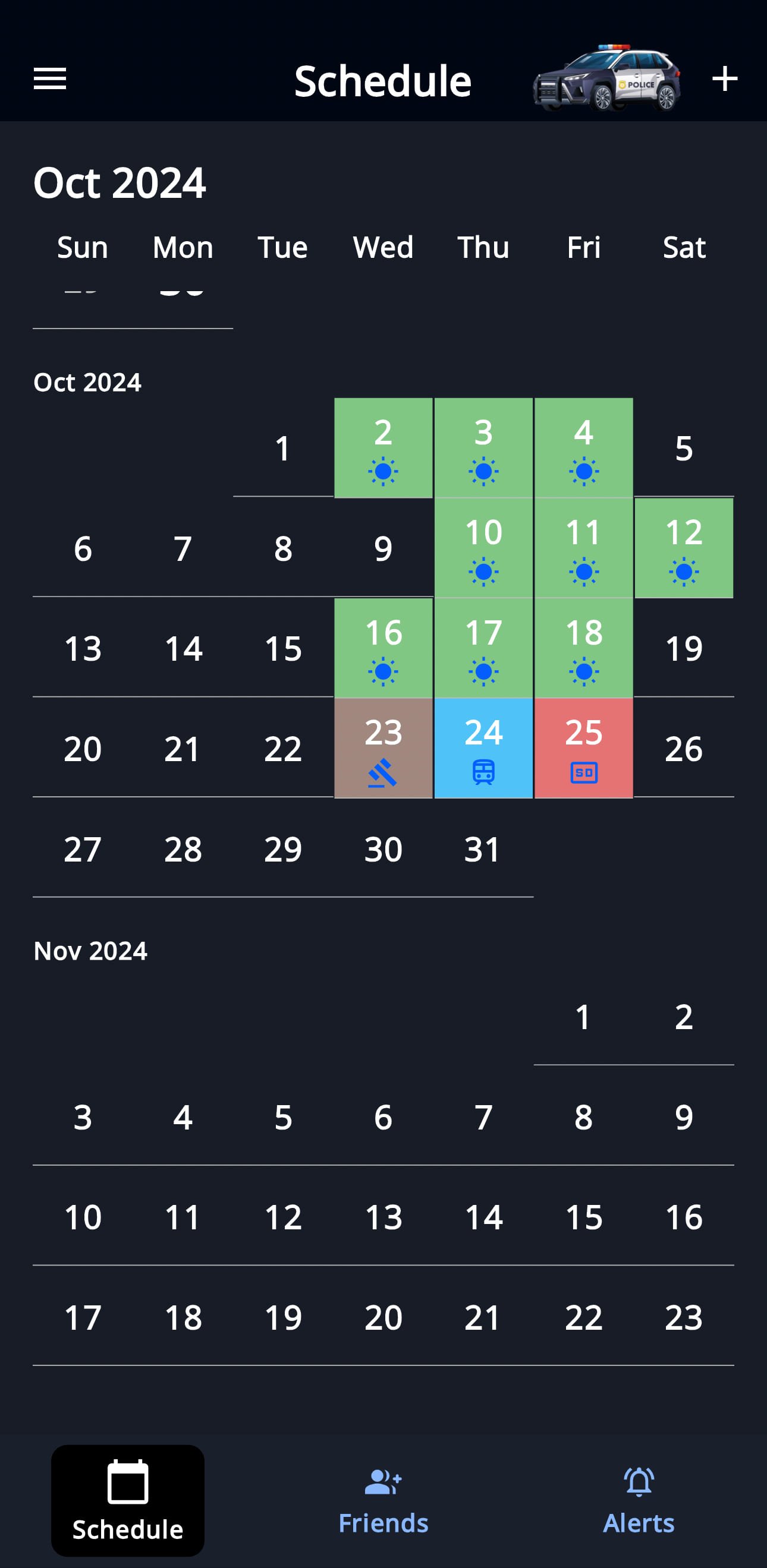 Dayz Off — Work Schedule & Calendar Management App screenshot